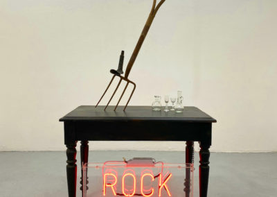 Rock. 2020. Installation. Found objects.